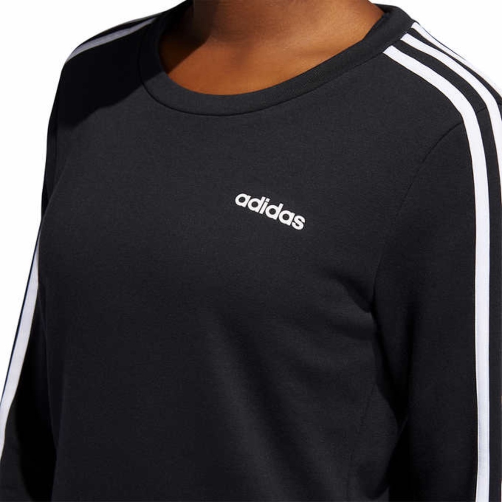 Adidas Women's Crewneck Sweatshirt - Black - Picture 3 of 4